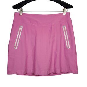 Nike No Sew Knit Skort Women's M Pink Golf Tour Performance Dri-Fit Athletic Gym